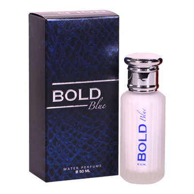 Water Perfume Bold (Blue) – 50 Ml for MenPerfumes & FragrancesWater perfumes formula contains natural extracts that softly kisses and refreshes your skin all day for a long-lasting fragrance experience.